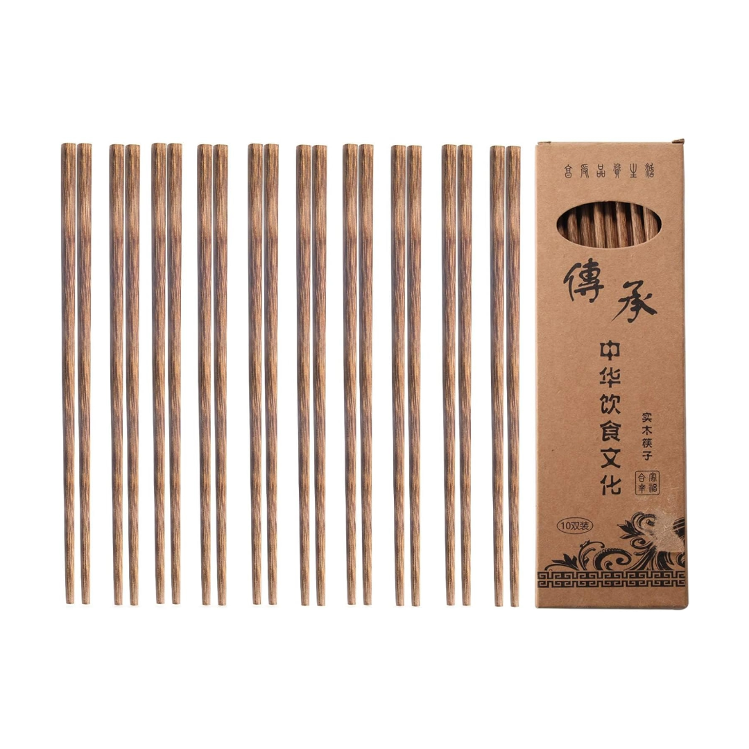 10 Authentic Bamboo Chopsticks