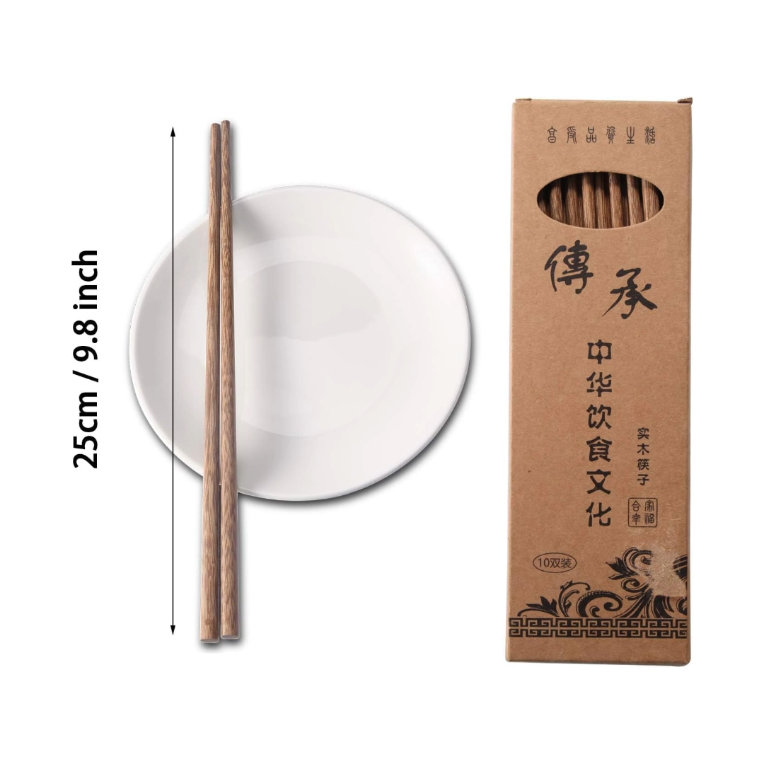 10 Authentic Bamboo Chopsticks